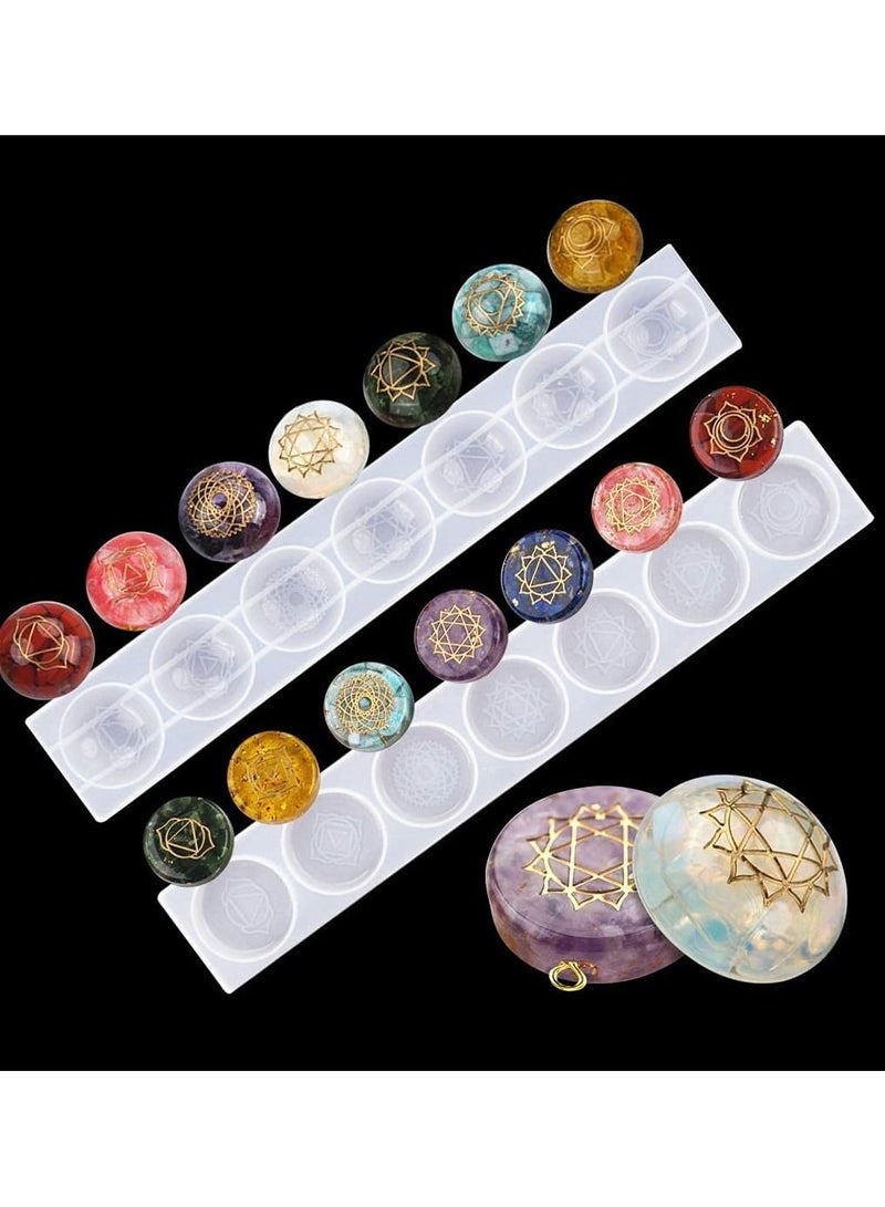 SYOSI 2Pcs Silicone Mold Epoxy Molds for DIY Jewelry Container Decor Tool Decorative Crafts Gift - Image 2