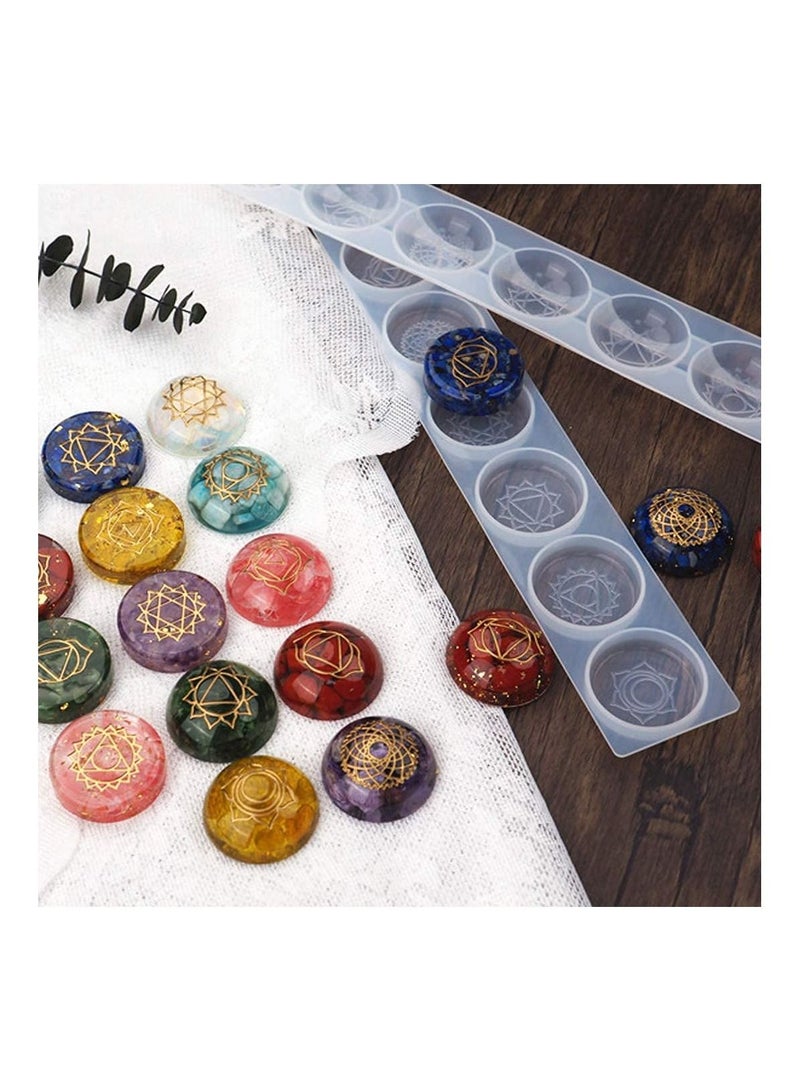 SYOSI 2Pcs Silicone Mold Epoxy Molds for DIY Jewelry Container Decor Tool Decorative Crafts Gift - Image 1