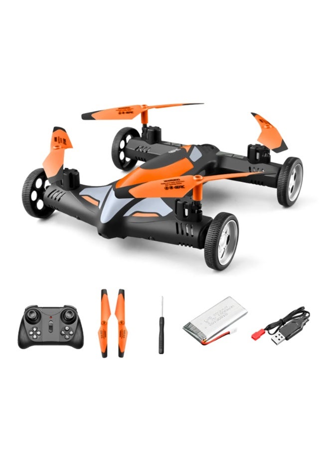 Falcon 2 In 1 Flying & Remote Control Car Toy With 1 Battery – Dual Mode Land & Air Vehicle With One-Key Takeoff, Return & Altitude Hold - Image 2