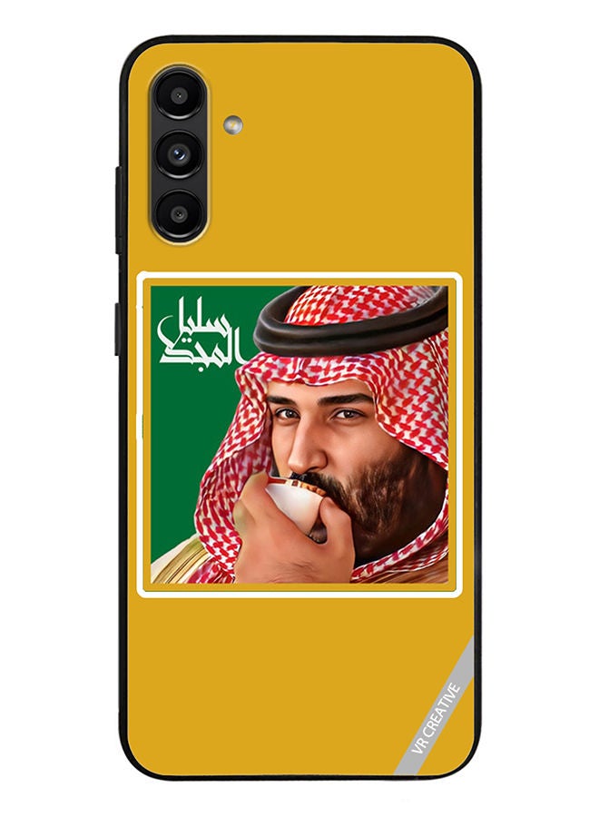 VR CREATIVE Protective Case Cover For Samsung Galaxy A13 5G Mohammed Bin Salman Al Saud Design Multicolour - Image 1