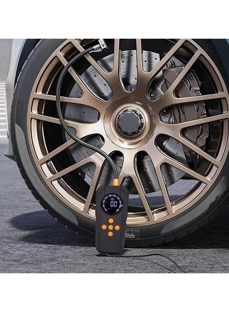 منفاخ هواء لاسلكي للسيارة بقوة 12 فولت و150PSI مع شاشة LED - Image 4