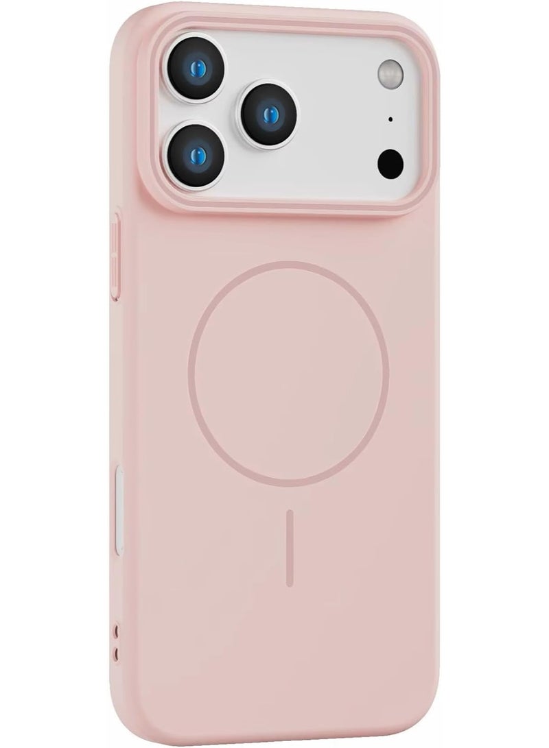 Matte Pink Phone Case for iPhone 17 Pro Max 6.9-Inch, Shockproof Military Grade Drop Protection, Anti-Fingerprint - Image 1