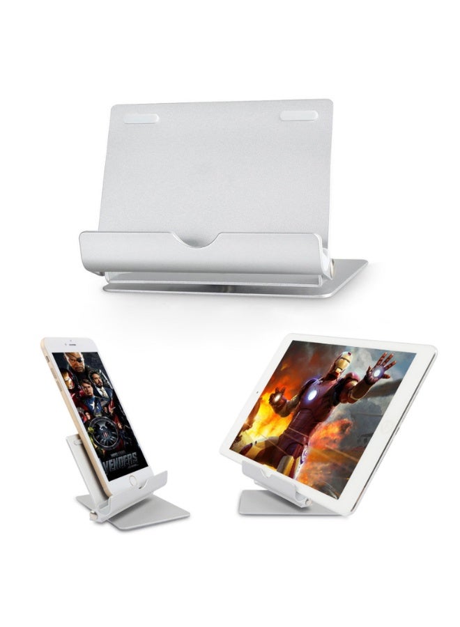حامل قابل للطي بزاوية 360 درجة ومتعدد الاستخدامات لتثبيت الأجهزة اللوحية iPhone و iPad على المكتب - Image 2