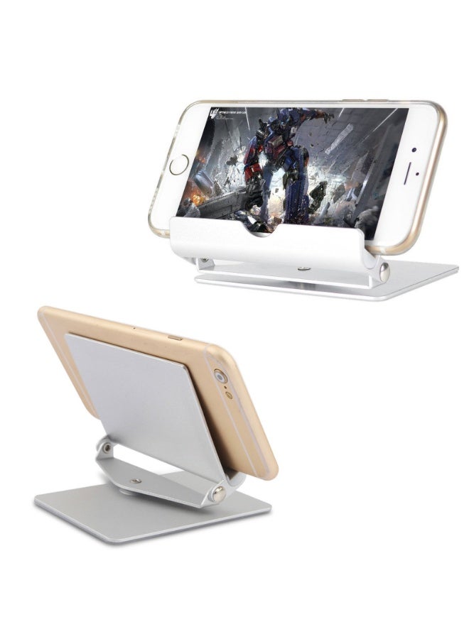 حامل قابل للطي بزاوية 360 درجة ومتعدد الاستخدامات لتثبيت الأجهزة اللوحية iPhone و iPad على المكتب - Image 5