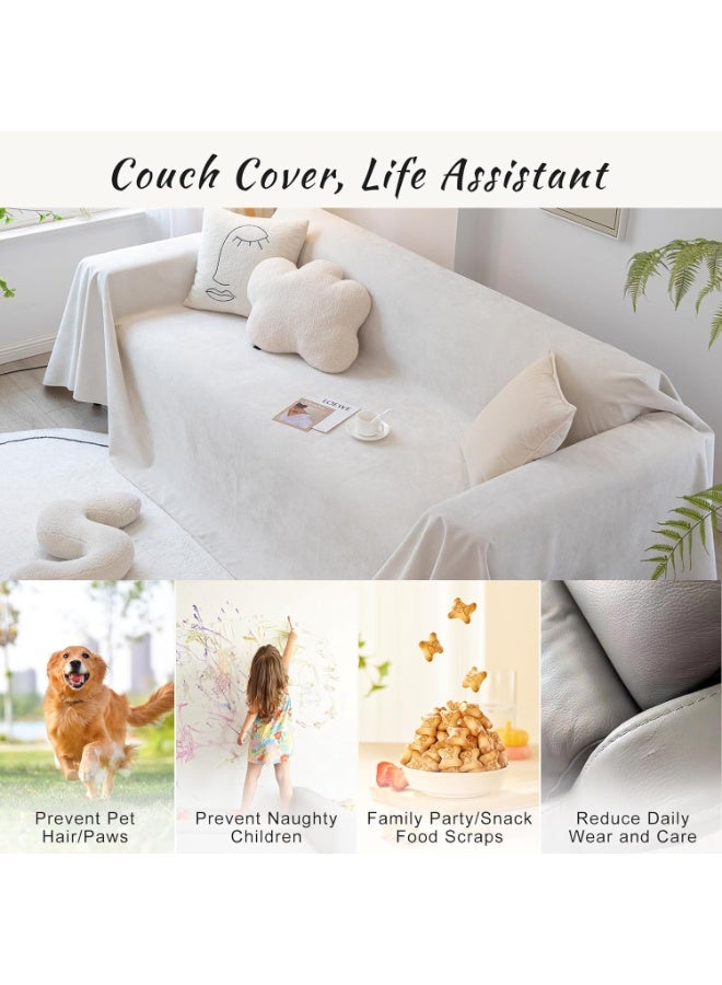 Ofrdncy Chenille Sofa Cover, Four Seasons Modern Furniture Protector Sofa SlipCovers, Universal Couch Cover Pet Protector L U Shape Sectional Sofa Covers - Image 2