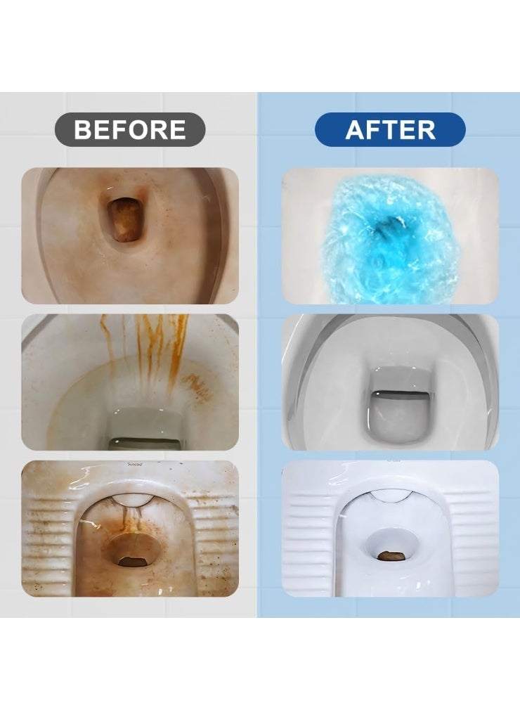 Jakehoe Toilet Bowl Cleaner, Toilet Descaler Heavy Duty, Active Self Activating Powder, No Harsh Chemicals, Plant Based, Fizzy Toilets Deodoriser, Powerful Freshness Is Just A Flush Away, 100G - Image 2