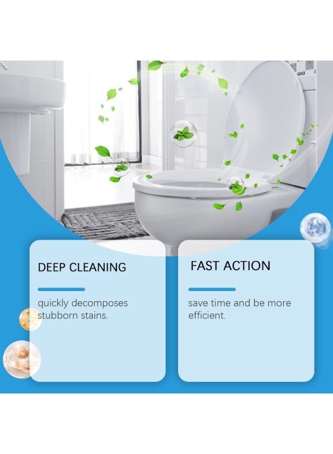 Jakehoe Toilet Bowl Cleaner, Toilet Descaler Heavy Duty, Active Self Activating Powder, No Harsh Chemicals, Plant Based, Fizzy Toilets Deodoriser, Powerful Freshness Is Just A Flush Away, 100G - Image 4