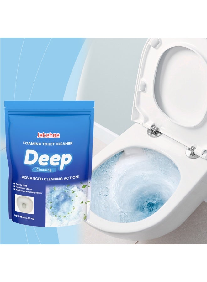 Jakehoe Toilet Bowl Cleaner, Toilet Descaler Heavy Duty, Active Self Activating Powder, No Harsh Chemicals, Plant Based, Fizzy Toilets Deodoriser, Powerful Freshness Is Just A Flush Away, 100G - Image 3