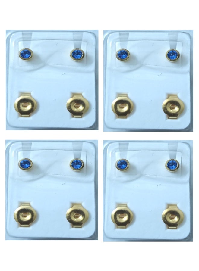 4-piece Medisystem  Sterilized Earrings  Studs