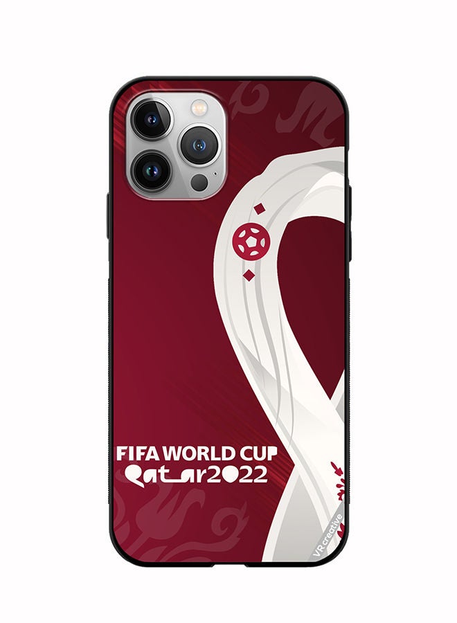 VR CREATIVE Protective Case Cover For Apple iPhone 12 Pro Max Qatar World Cup Design Multicolour - Image 1