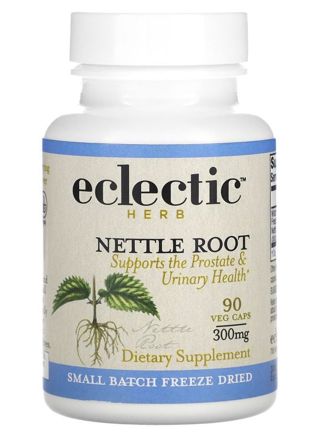 Eclectic Herb جذر القراص 300 ملغ 90 كبسولة نباتية