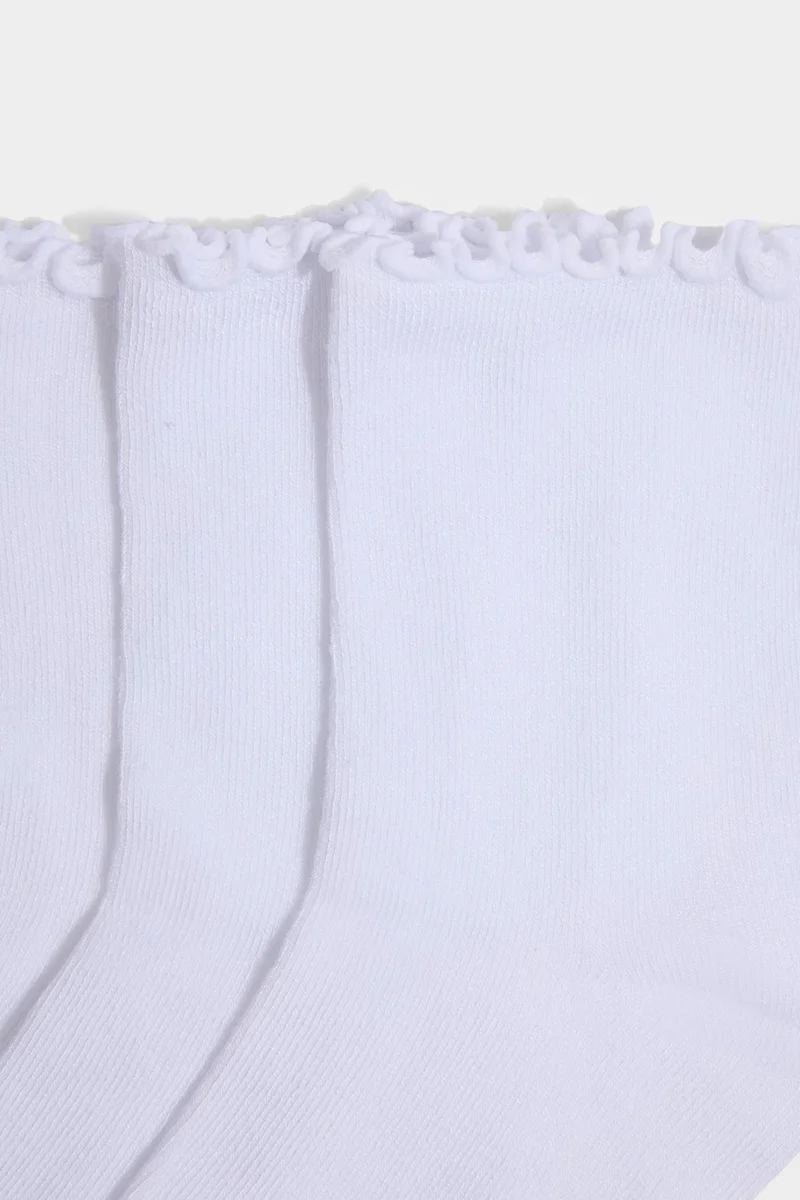 Defacto  Woman 3 piece Short Socks for Women | Best Price UAE