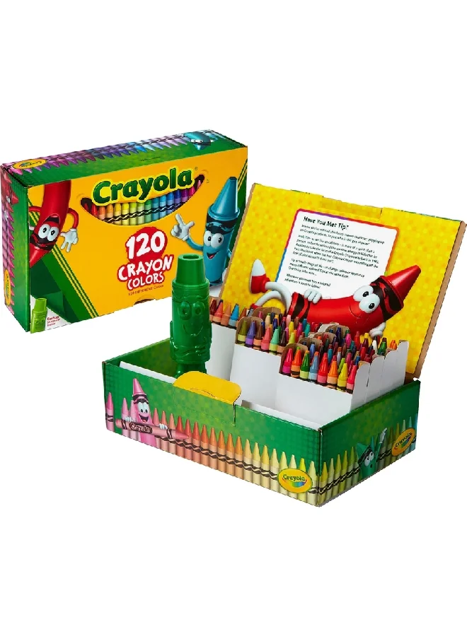 Crayola 120-Piece Non-Toxic Double-Wrapped Crayon Set Multicolour 13.65 x 22.22 x 6.66 cm CRA5269201017