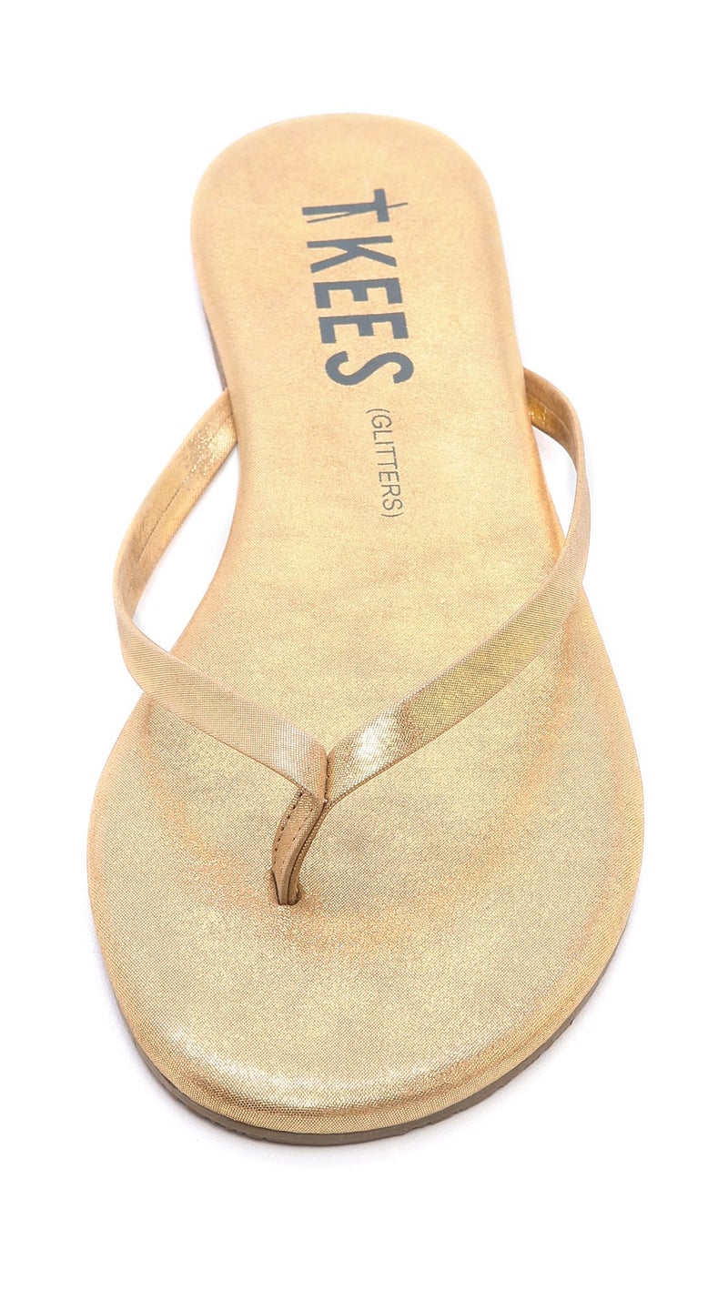 TKEES Women's Glitters Flip Flop, Sandbeam, 7 M US - Image 3