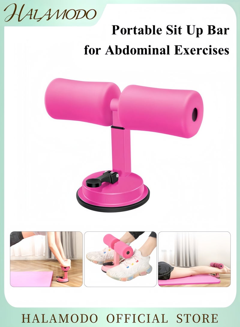 هالامودو حامل قدم للتمارين الرياضية مع مصاصة حامل قدم قابل للحمل مع جهاز تمارين البطن والتمدد وقوة الضغط المثالي للتمارين في المنزل والصالة الرياضية - Image 1