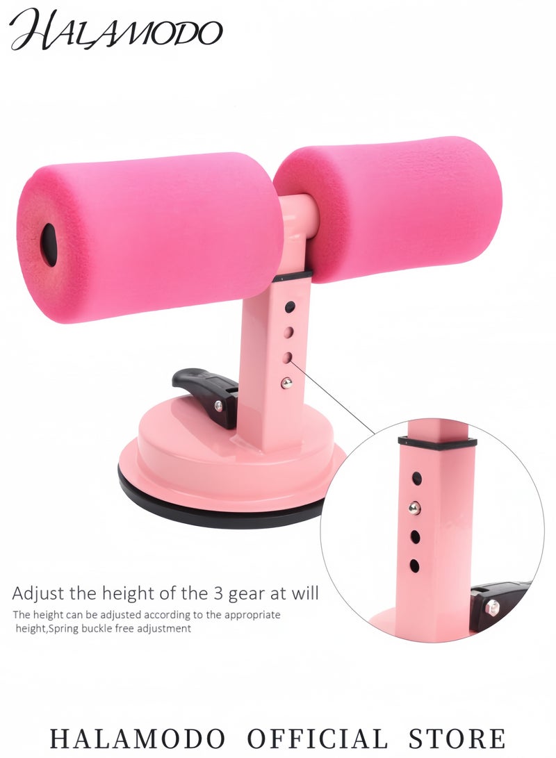 هالامودو حامل قدم للتمارين الرياضية مع مصاصة حامل قدم قابل للحمل مع جهاز تمارين البطن والتمدد وقوة الضغط المثالي للتمارين في المنزل والصالة الرياضية - Image 2