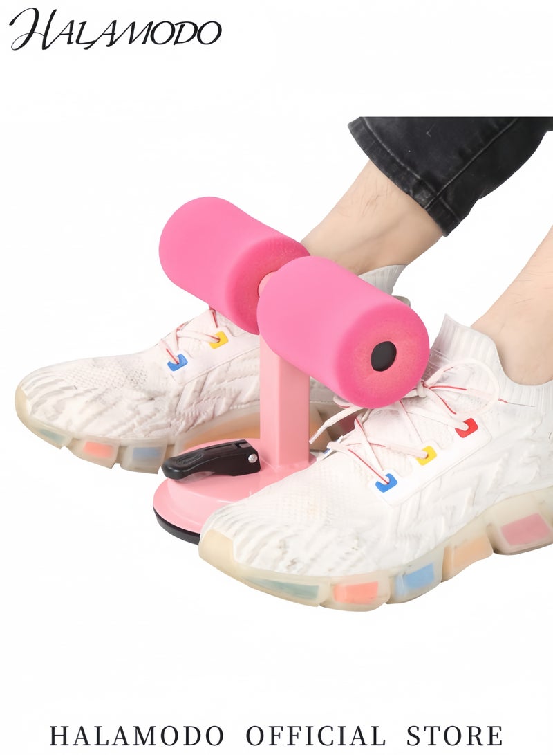 هالامودو حامل قدم للتمارين الرياضية مع مصاصة حامل قدم قابل للحمل مع جهاز تمارين البطن والتمدد وقوة الضغط المثالي للتمارين في المنزل والصالة الرياضية - Image 4