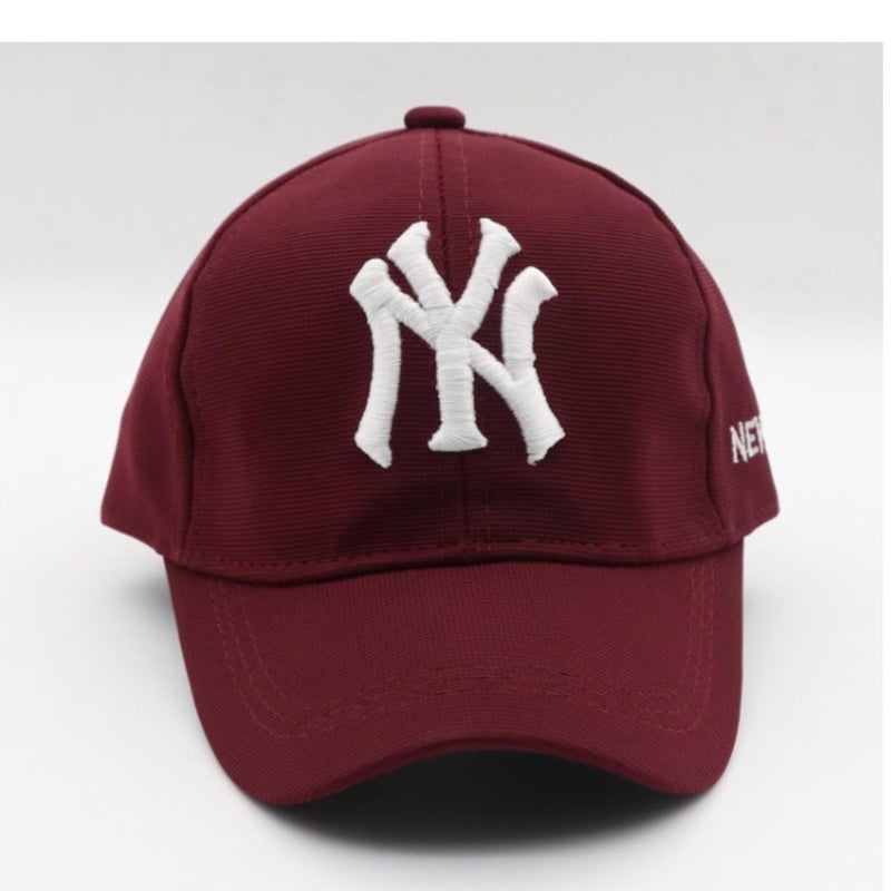 JAMONT NY Baseball Cap for Kids, Adjustable Black Cotton Summer Cap, Unisex Sports Cap - Image 3