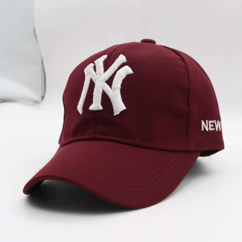 JAMONT NY Baseball Cap for Kids, Adjustable Black Cotton Summer Cap, Unisex Sports Cap - Image 4
