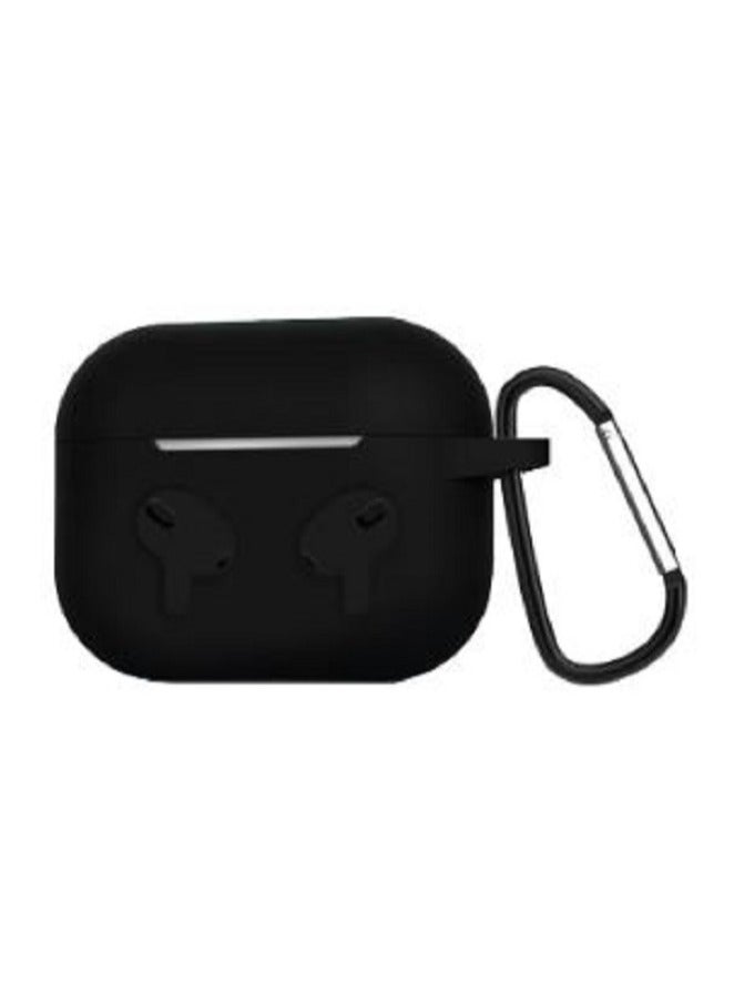 Protective Shockproof Silicone Case Cover for Apple Air Pods 3 3rd Generation Black - Image 4