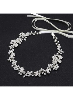 Ammei Headpiece Bridal Headbands Crystal Pearl Hair Vines Bohemian Style Wedding Headpieces For Bride Wedding Hair Accessories  - Image 4