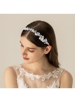 Ammei Headpiece Bridal Headbands Crystal Pearl Hair Vines Bohemian Style Wedding Headpieces For Bride Wedding Hair Accessories  - Image 3