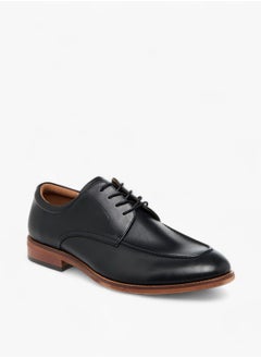 DUCHINI Mens Solid Derby Shoes With Lace-Up Closure  - Image 1