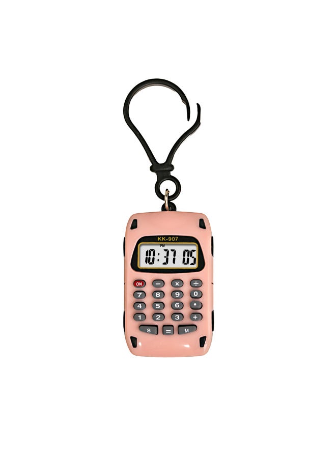 Mini Carry-on Keychain Portable Cute Student Calculator Small Pocket 8-digit Computer