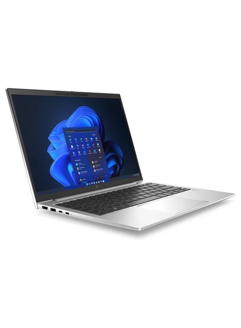 HP Newest Elitebook 830 Laptop With 13.3-Inch WUXGA Display, Core i7 Processor/16GB RAM/256GB SSD/Intel Iris XE Graphics/Windows 11 + Free Mouse English/Arabic Silver - Image 3