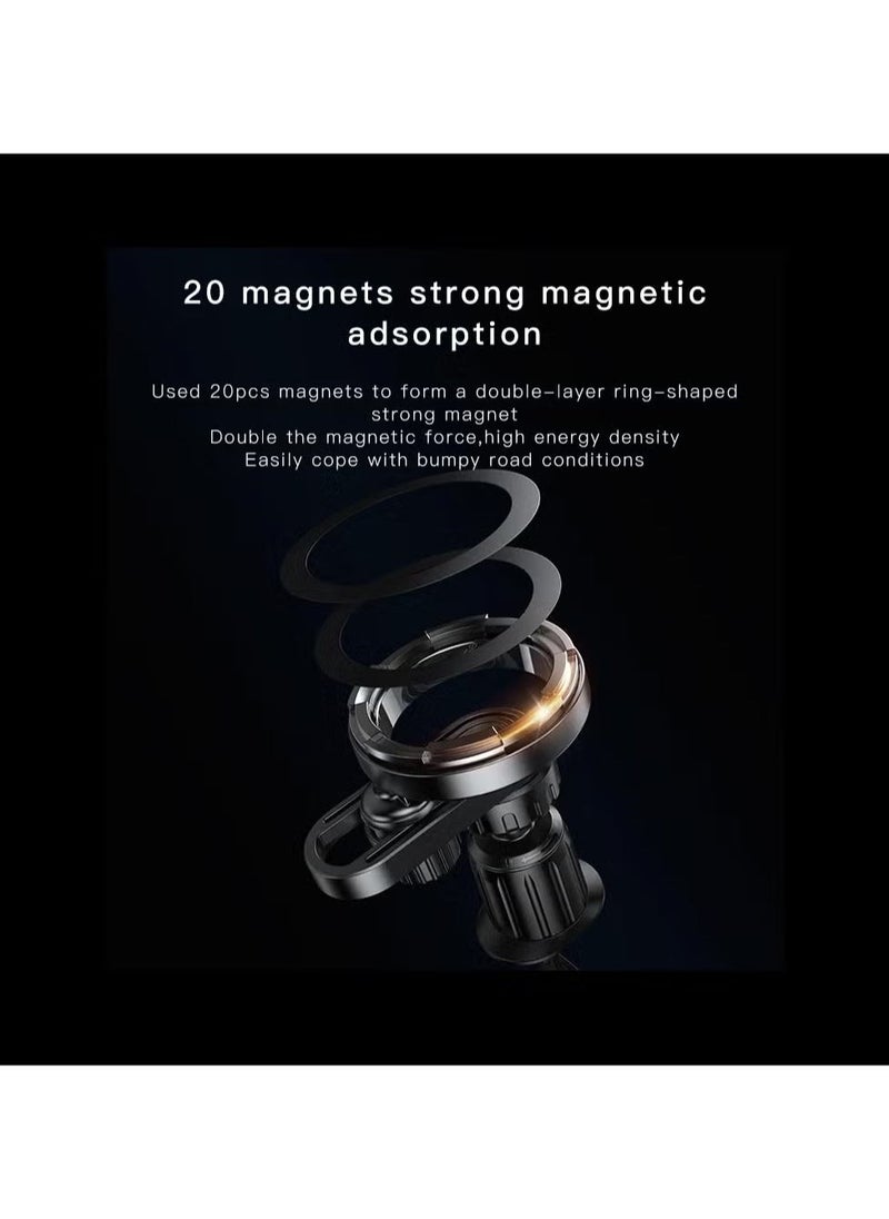 TIGER C157 Strong Magnetic Car Air Vent Phone Holder – Secure & Adjustable Mount for Easy Hands-Free Use, Compatible with All Smartphones - Image 4