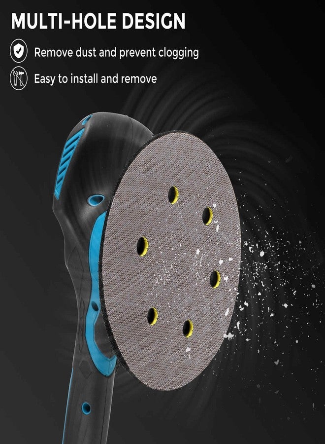 Kozelo 50 Pcs Grid Sanding Discs 5 Inch 180 Grit 8 Holes Hook and Loop Orbital Sandpaper Suitable for Drywall Sander Wood Metal Furniture - Image 5