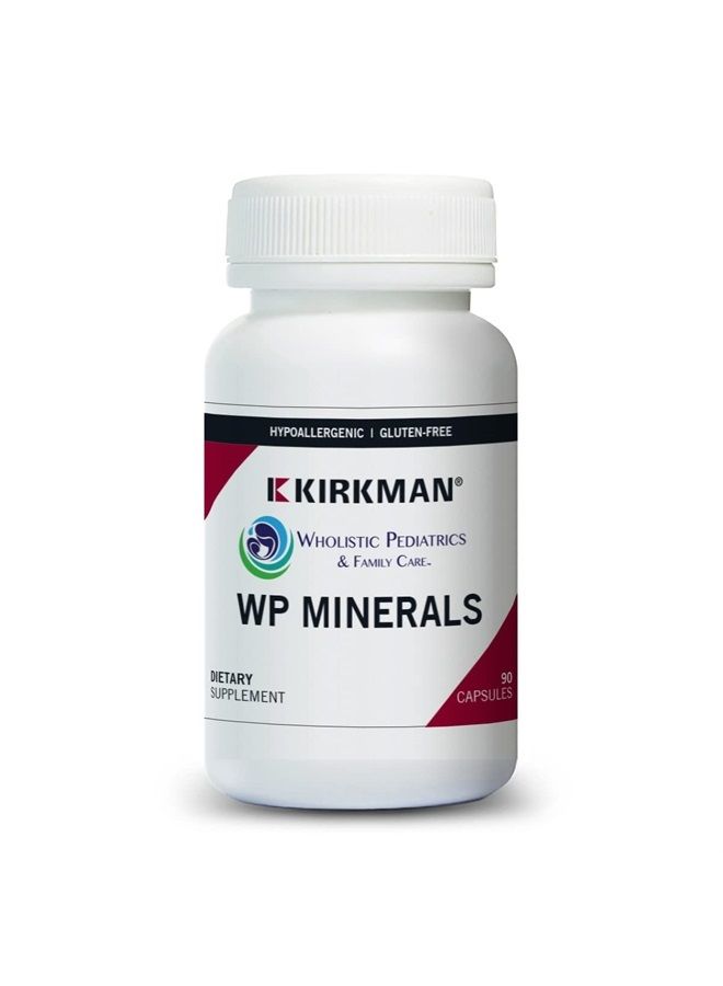 Kirkman WP Minerals || 90 Vegetarian Capsules || A Comprehensive Mineral Supplement for Those who do not get Enough nutrients from Their Diet. - Image 1