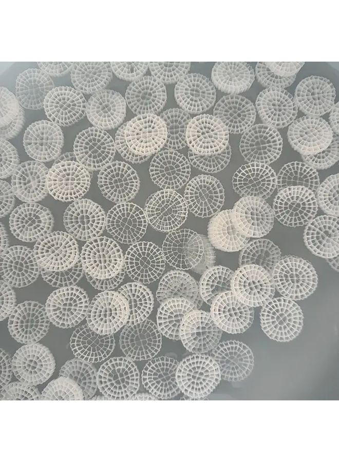 200Pcs Biologically Active Filter Media K5 Fluidized Bed Filler For Aquarium Wastewater Treatment Hydroponics And Fish Tank Biological Suspension PE Material No Electricity Required - Image 5
