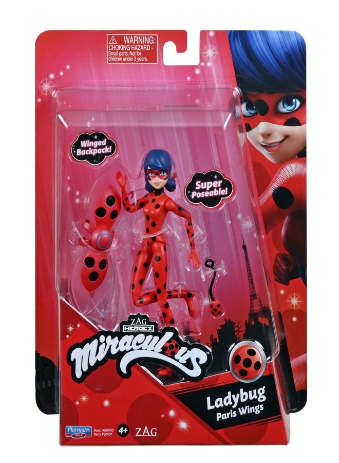 Playmates Miraculous Ladybug Paris Wings Doll - Image 5