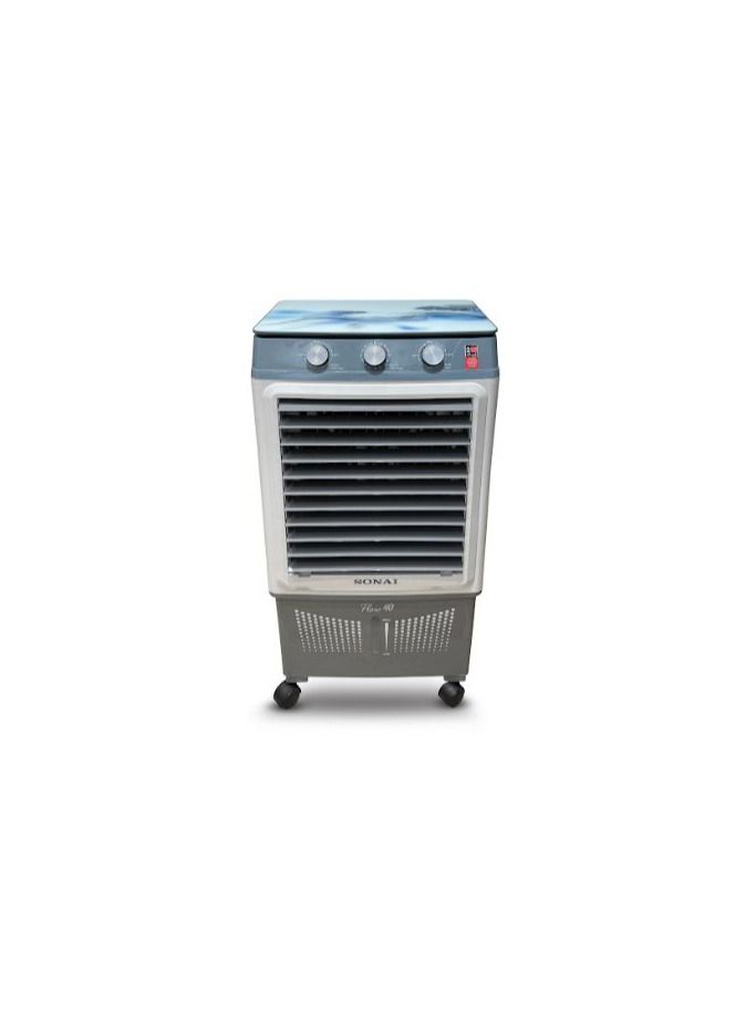 Sonai Flow Air Cooler, 40 Liters, 3 Speeds,90 Watt, White - MAR 40AC