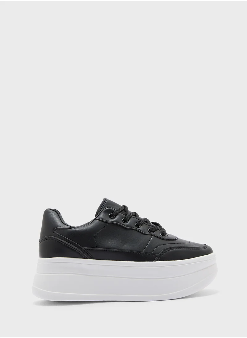 Ginger Patent Detail Sneakers