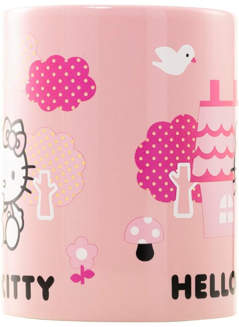 Pyramid HELLO KITTY (PINK BOW FACE ICON) FUZZY MUG - Image 3