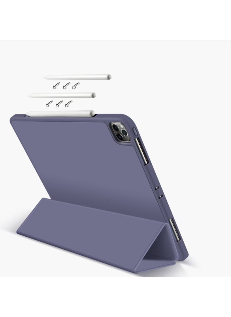Captaintech iPad Air 6th/5th/4th Gen Case 11"/10.9 Inch (M2 2024/2022/2020) - Slim Protective Cover with Pencil Holder, Soft TPU Back & Auto Sleep/Wake  - Image 5