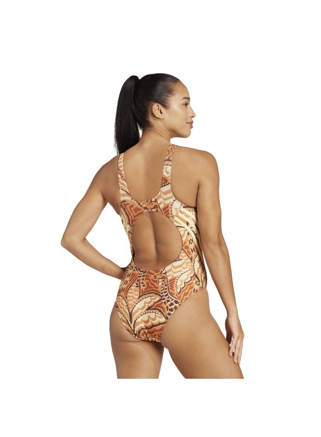 Adidas adidas Farm Swimsuit Brown Swim Swimwear 26"  - Image 5
