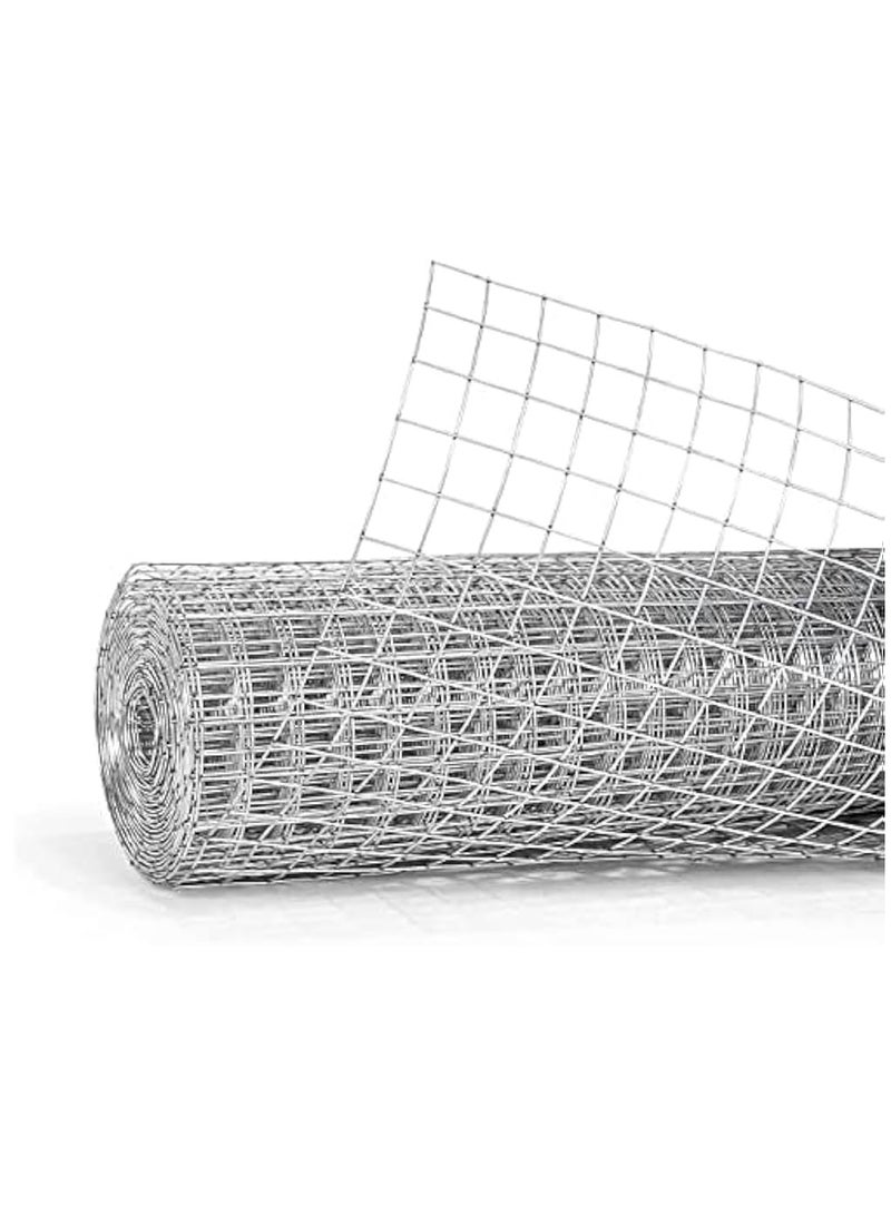 KNP KNP GI Welded Mesh Galvanized PVC Coated Garden Fencing Green Steel Nets Barriers Cage Wire Fence Size Name: 4ft x 12ft  - Image 1