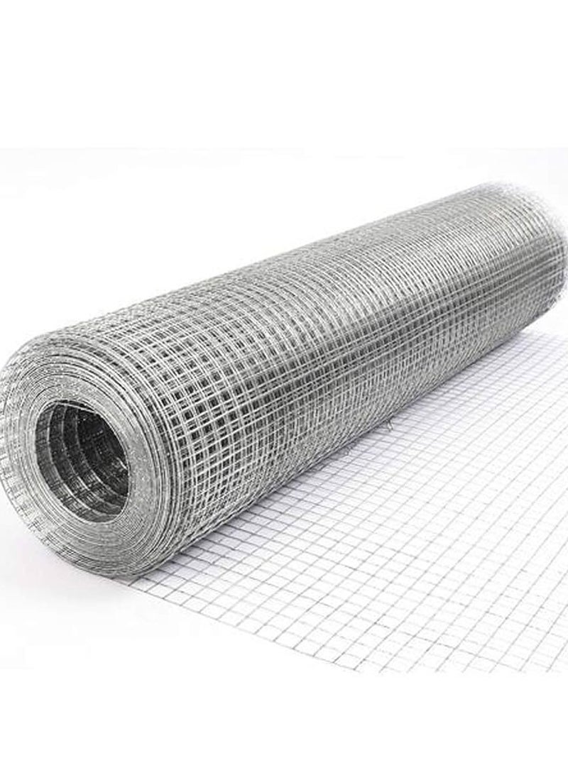 KNP KNP GI Welded Mesh Galvanized PVC Coated Garden Fencing Green Steel Nets Barriers Cage Wire Fence Size Name: 4ft x 12ft  - Image 2
