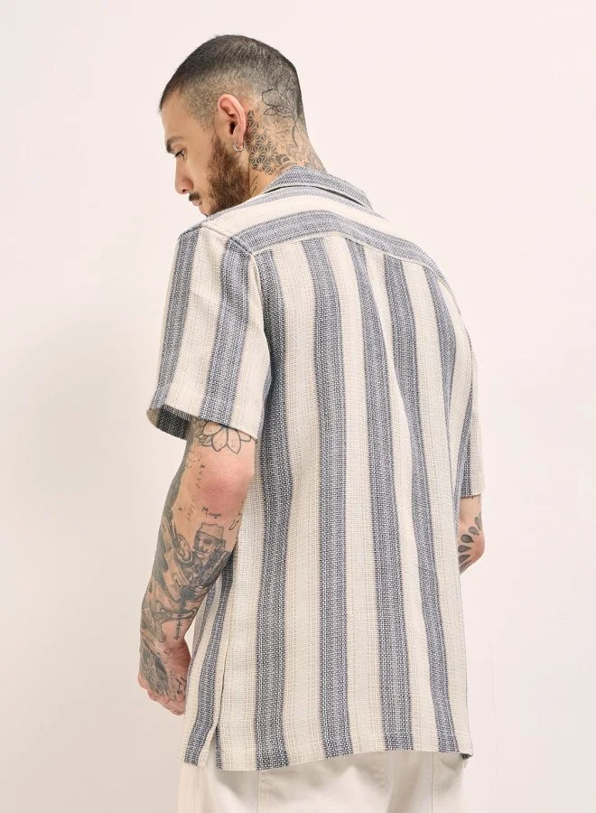 THE BEAR HOUSE Men's Shirt for Casual and Formal Wear | Classic Button-Down Style for Office, Daily Use, Travel, Events & All-Season Outfits | Versatile & Stylish Wardrobe Essential for Every Occasion