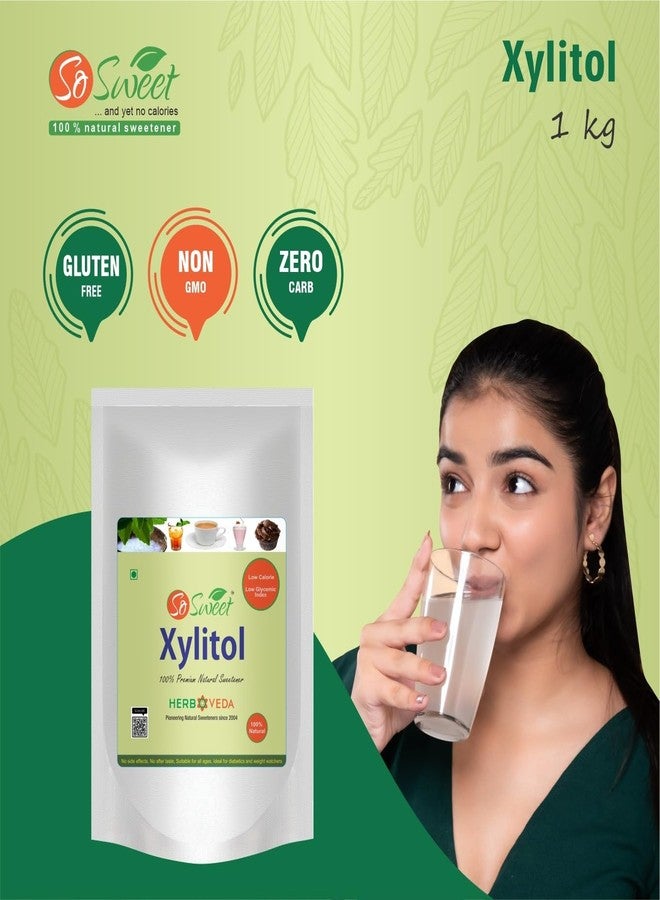 So Sweet Erythritol & Xylitol Sugar-Free Natural Sweetener, 1kg Each, Pack of 2, Ideal for Diabetics, Keto-Friendly, Perfect for Baking, Cooking, and Sweetening Beverages with Zero Calories - Image 3