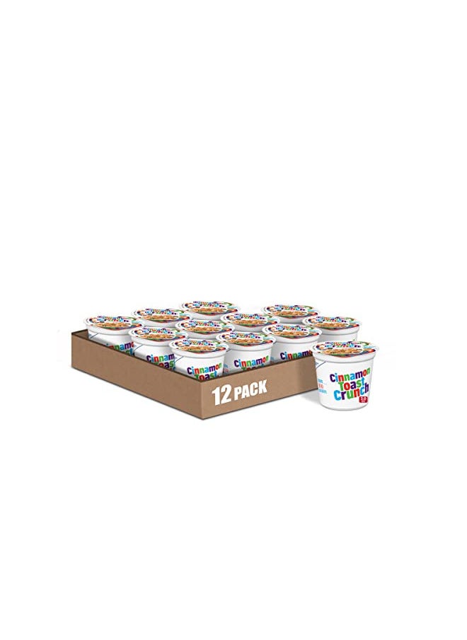 Cinnamon Toast Crunch Cinnamon Toast Crunch Breakfast Cereal Cup, 2 oz Cup (Pack of 12)  - Image 1