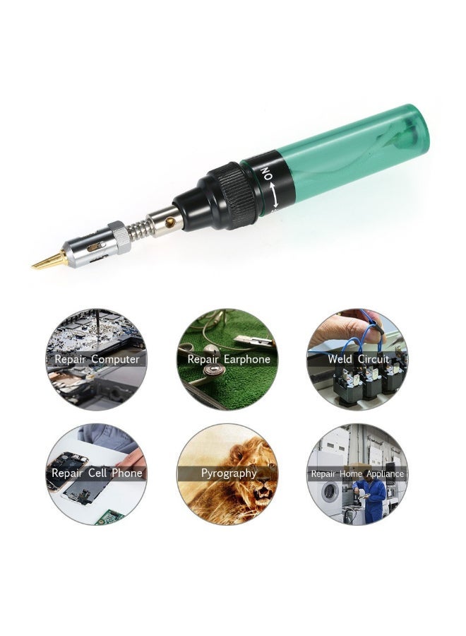 NIBEMINENT 13-Piece Self-igniting Soldering Iron Torch Pen Kit Multicolour 14cm - Image 2