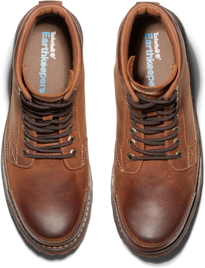 Timberland Men's Earthkeepers 6" Boots in Medium Brown Nubuck - Image 3