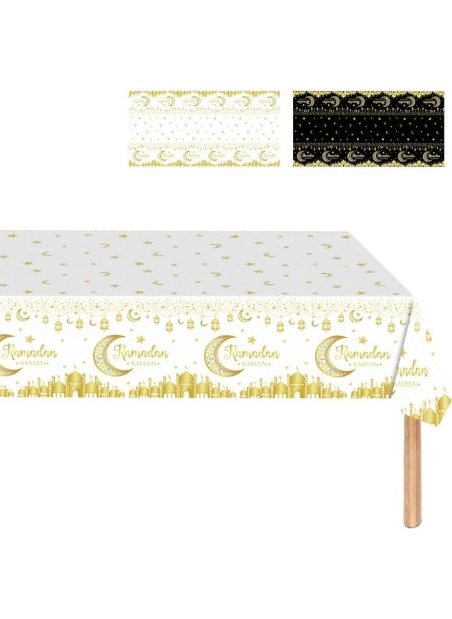 3Pcs Ramadan Mubarak Tablecloths Plastic Disposable Rectangle RamadanTable Cloth Eid Ramadan Party Table Covers - pzsku/Z1E1D819DDDD88958A62CZ/45/_/1735975889/d250773b-5c76-4aa2-953d-fde270dad462