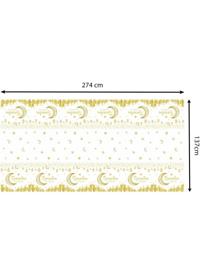 3Pcs Ramadan Mubarak Tablecloths Plastic Disposable Rectangle RamadanTable Cloth Eid Ramadan Party Table Covers - pzsku/Z1E1D819DDDD88958A62CZ/45/_/1735975891/0608d33d-44f6-4d1e-b263-6e4f8382c254