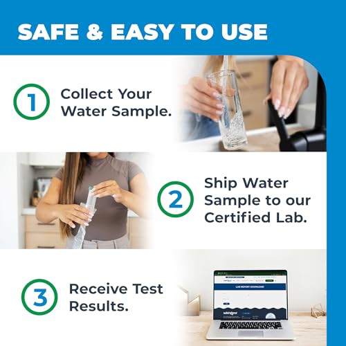 Safe Home® Lead in Drinking Water Test Kit – 2 Samples Tested at our EPA Certified Lab – Home Inspections, Mortgage Loans, Real Estate Transactions – Detection to 1ppb - Image 4