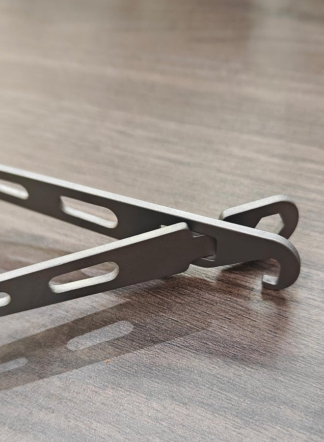 Dawn Deer Titanium Fork & Spoon Set - Camping Tongs | Ultralight Backpacking Utensils (1.1 oz), Heat-Resistant & Rustproof | Backpacking, Hiking, Survival Gear - Image 4